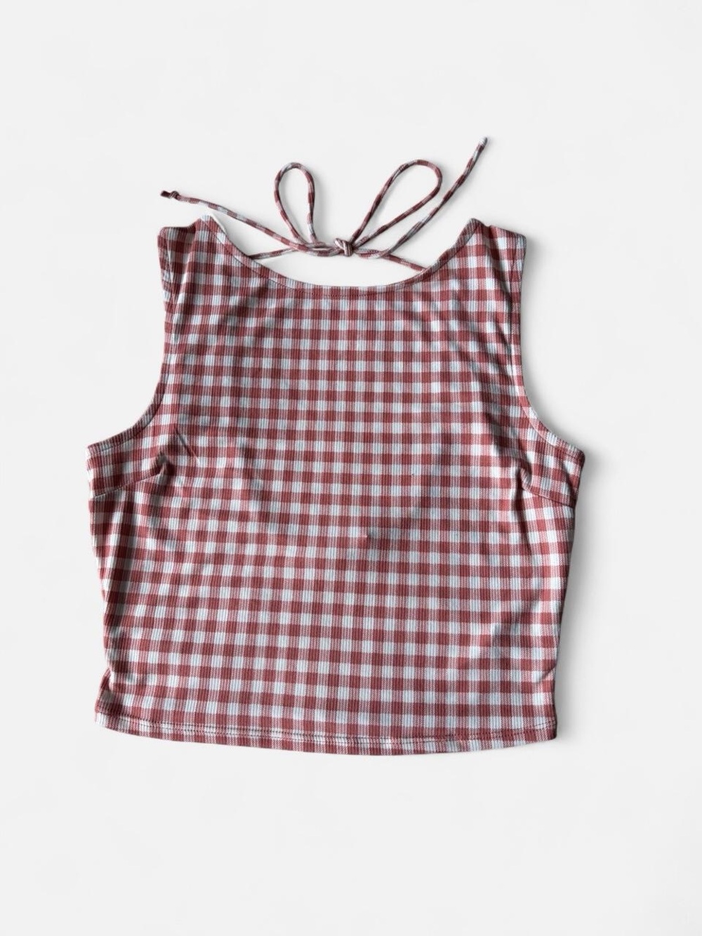 NWOT gingham top